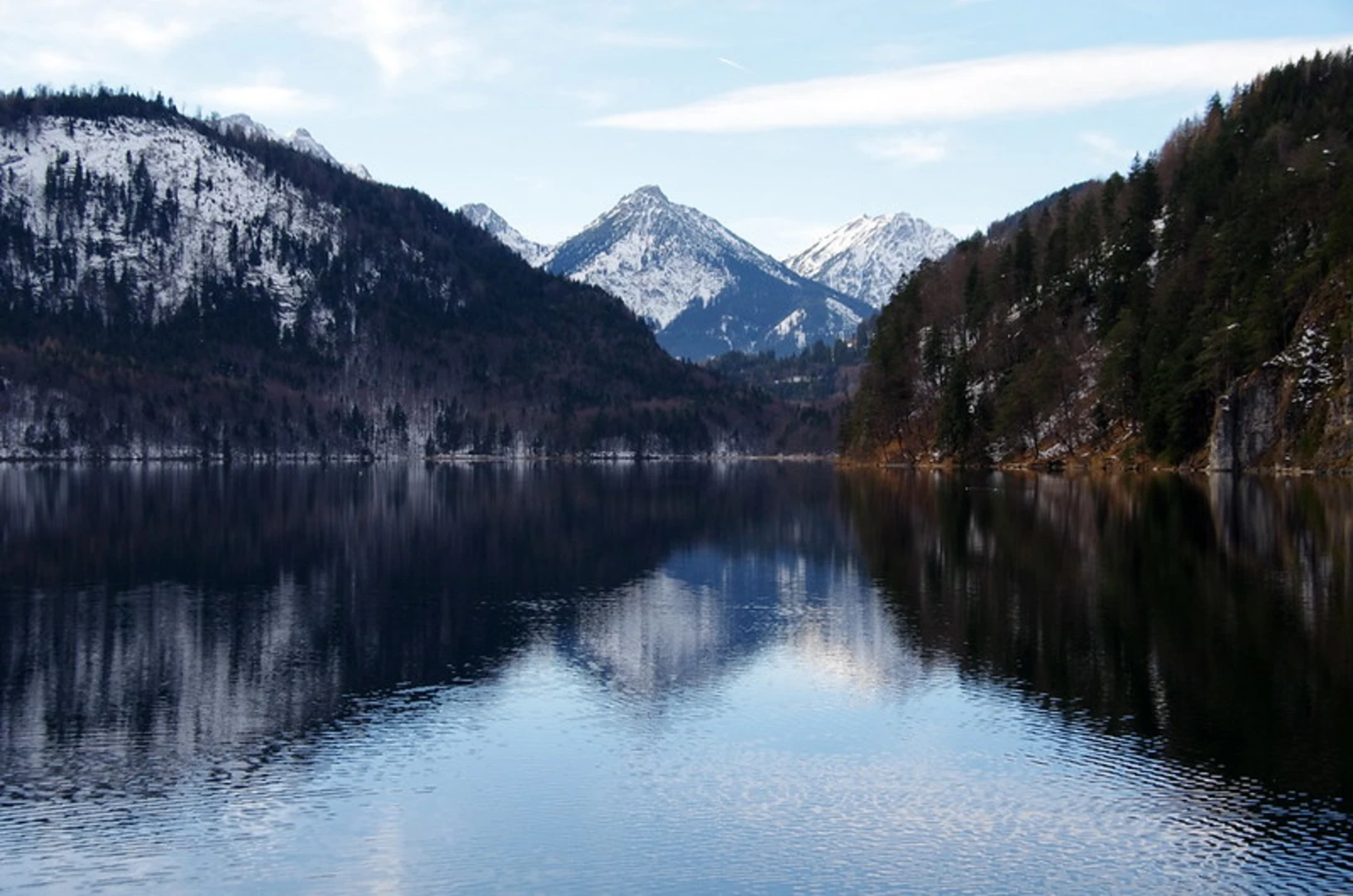 An image depicting the trail Berzenkopf via Alpsee-Rundweg and its surrounding area.