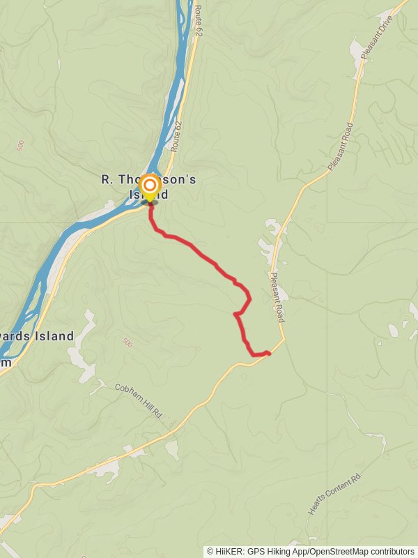 Tanbark Trail - Allegheny River mobile static map