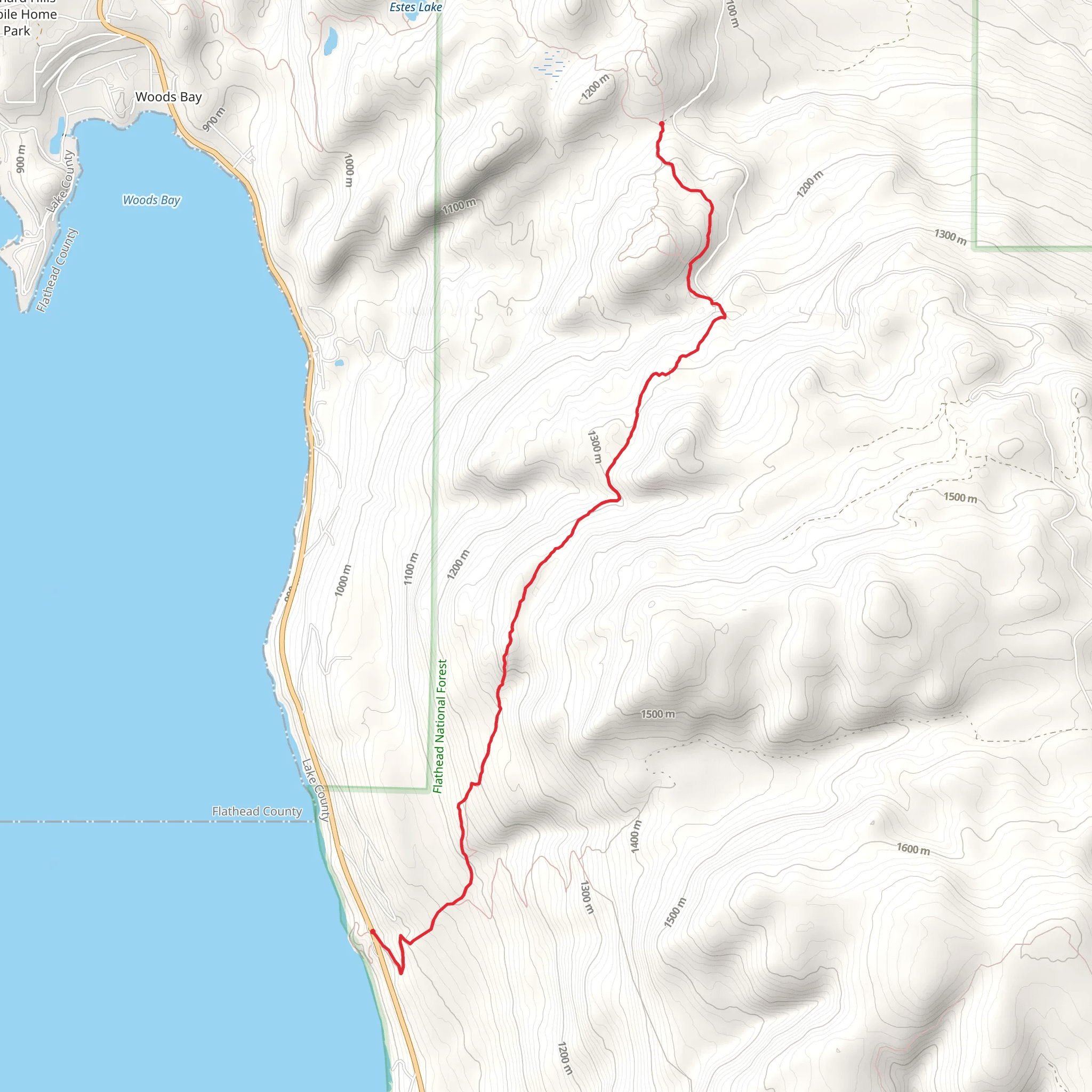 Phillips Trail mobile static map