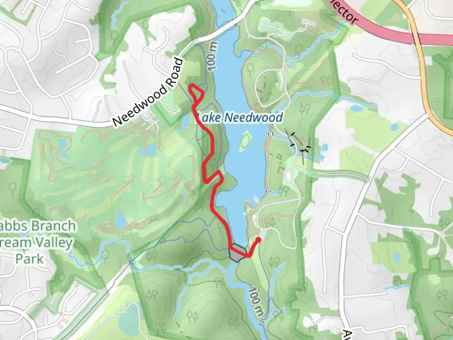 An image depicting the trail Westside, Lake Ridge and Dogwood Run Trail and its surrounding area.