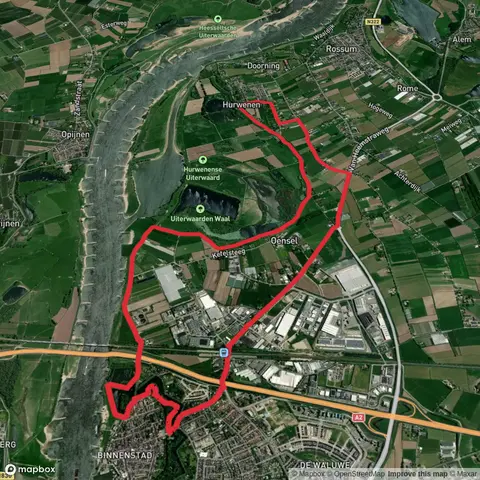 Hurwenensche Kil via Maarten van Rossumpad and Van Heemstraweg Oost