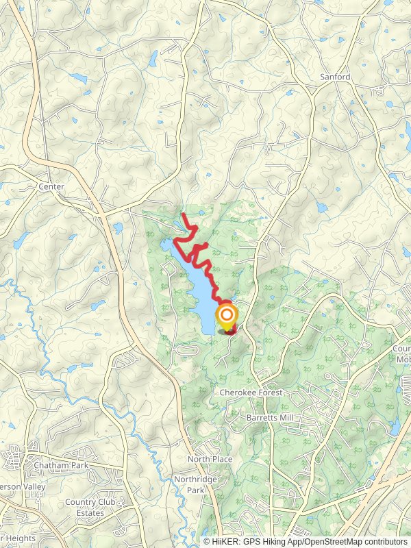 Lake Chapman via Lakeside Trail