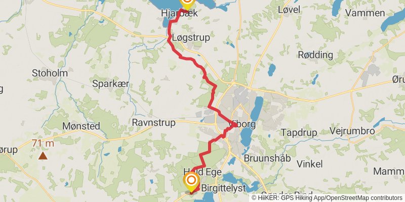 Hærvejen stage 11 Map