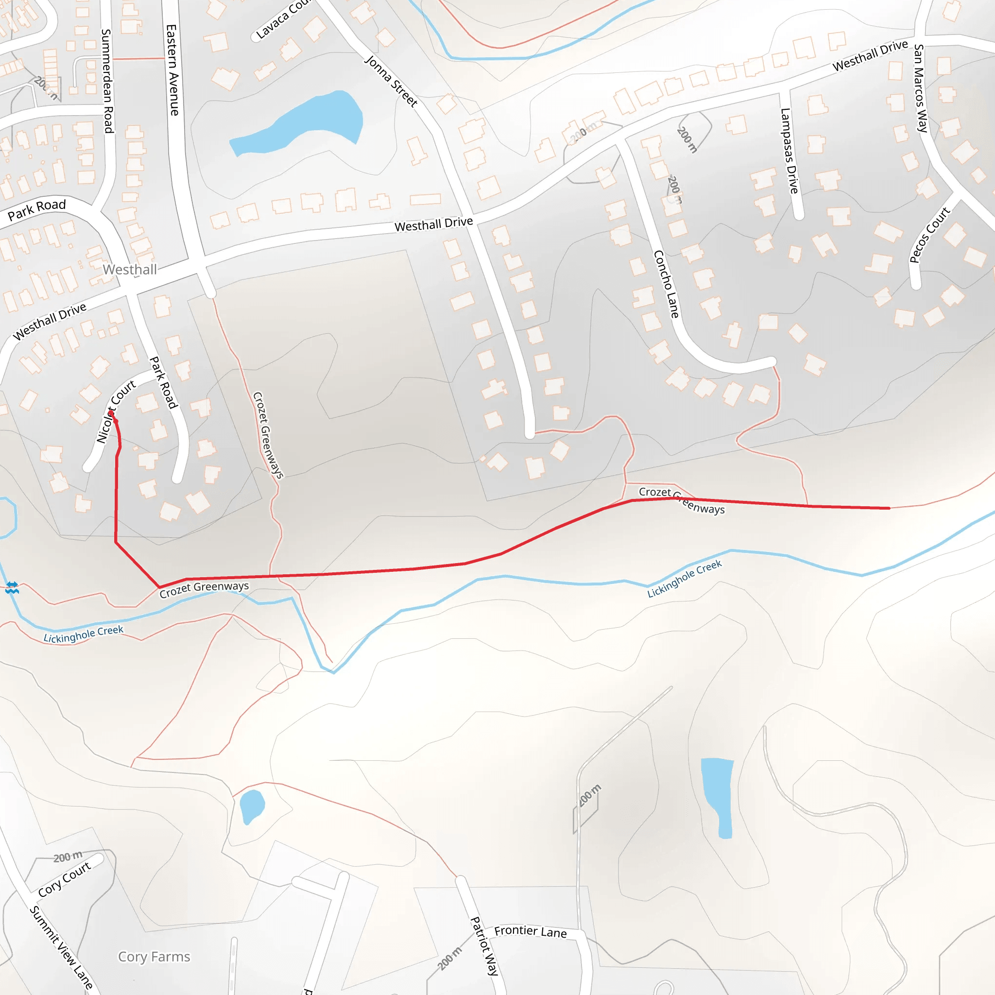 Nicolet Court mobile static map