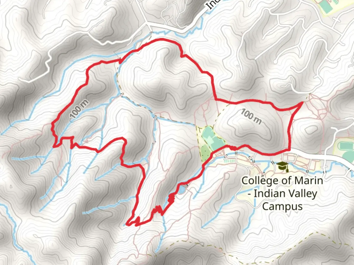 An image depicting the trail Ad and Gloria Schwindt, Susan Alexander and Pacheco Pond Loop Trail and its surrounding area.