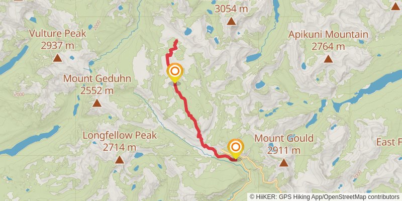 Flattop Mountain Trail stage 3 Map
