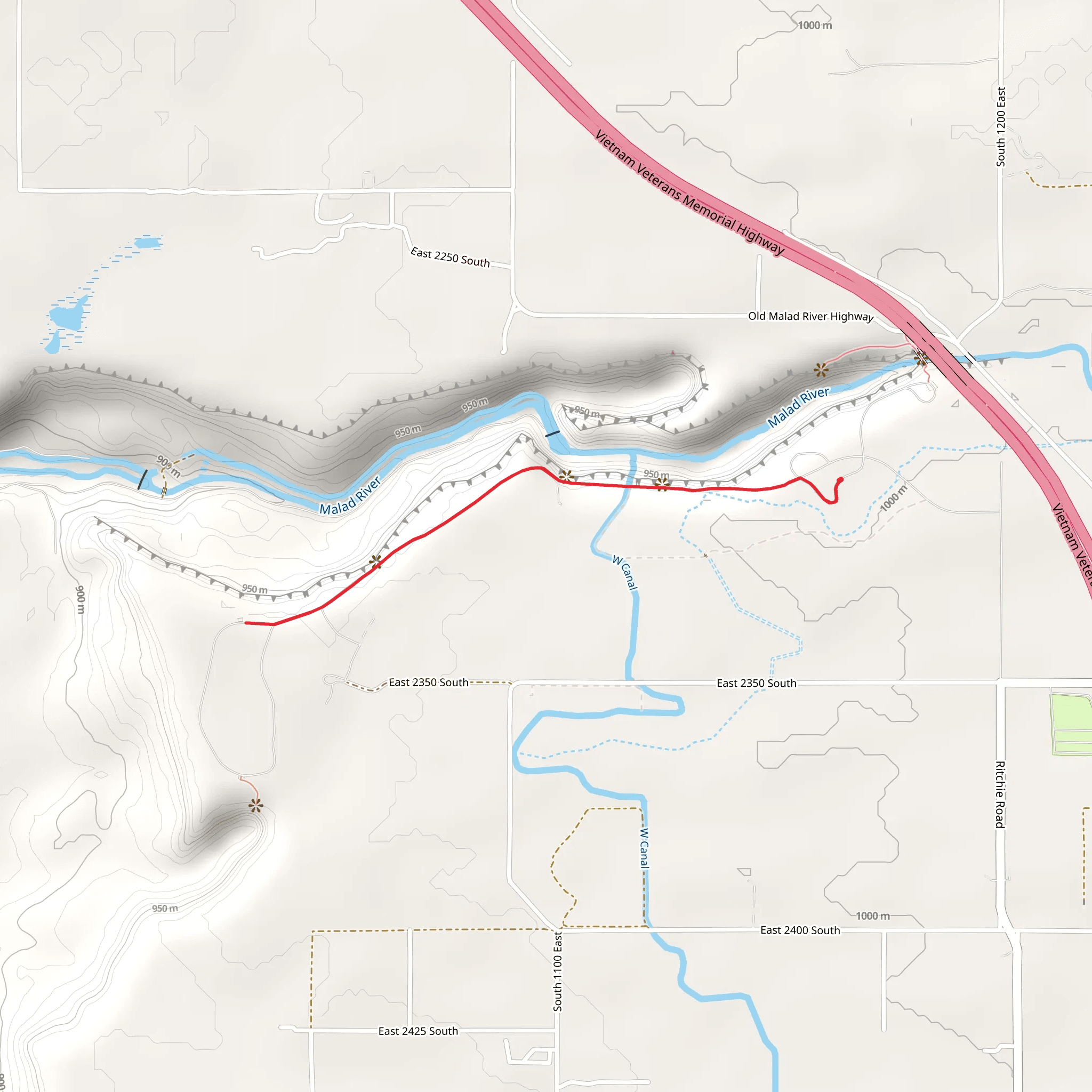 Malad River mobile static map