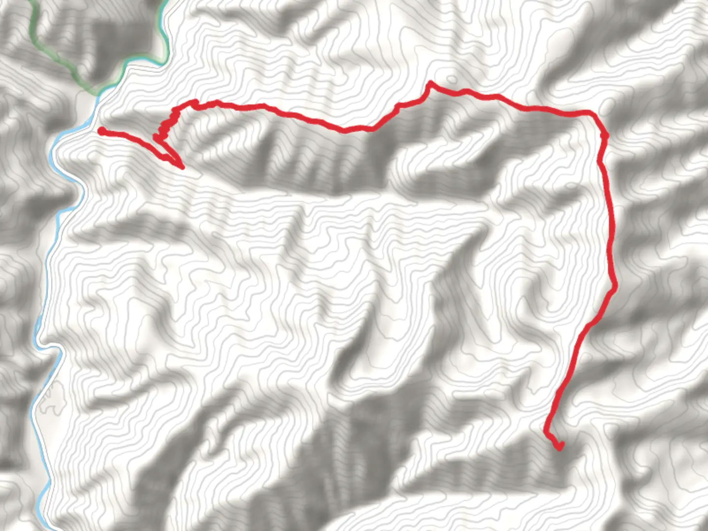 An image depicting the trail Butte Cabin Ridge via Butte Cabin Creek Trail and its surrounding area.