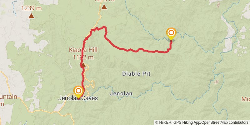 Six Foot Track stage 3 Map