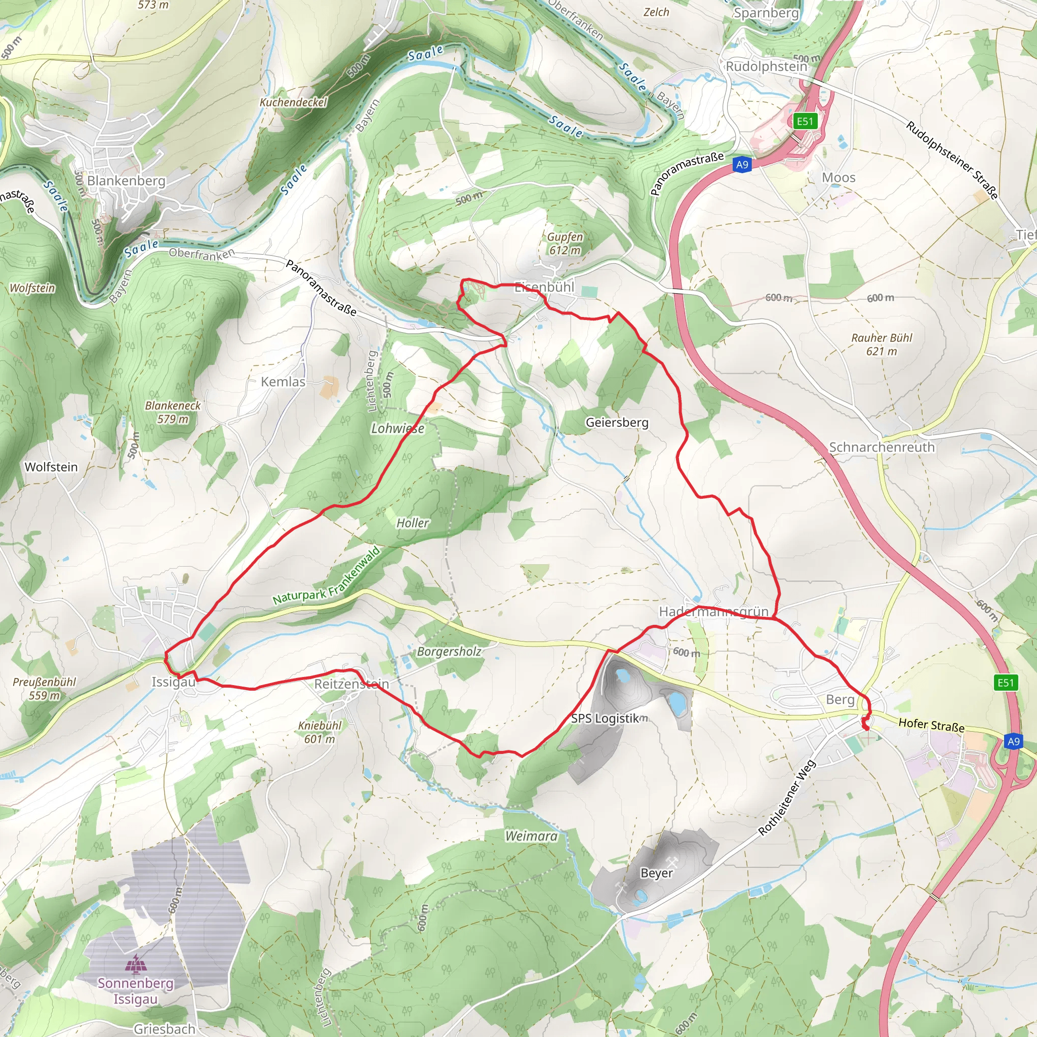 Eisenpark Weg mobile static map
