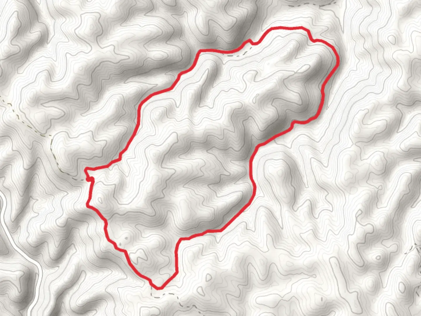 An image depicting the trail Upper Wills Canyon Alternate and Hubbell Canyon Loop Trail and its surrounding area.