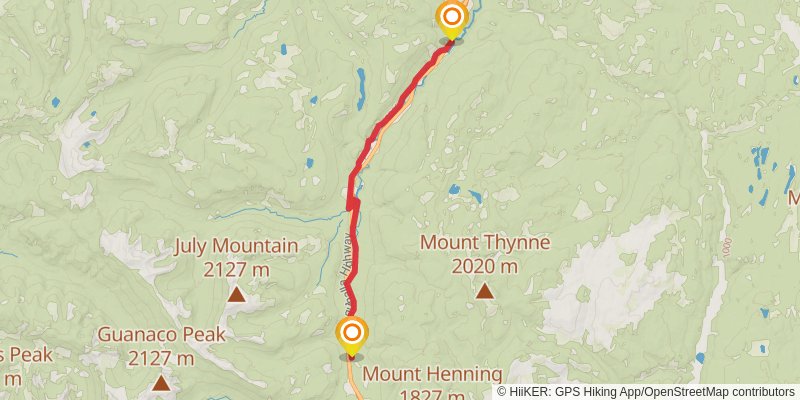 Kettle Valley Rail Trail stage 29 Map