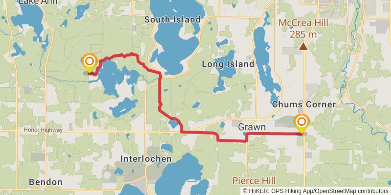 Shore To Shore Trail stage 3 Map