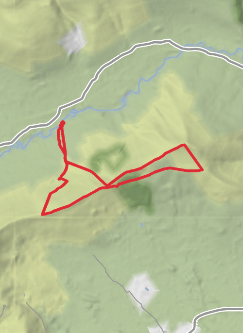 High Peak Hiking mobile static map