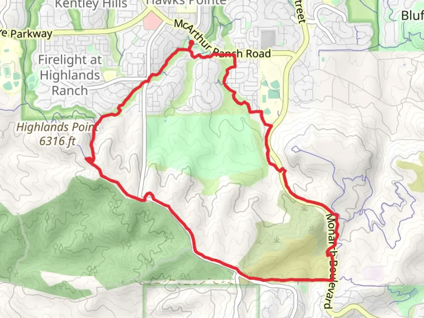 An image depicting the trail Big Dry Creek Loop Trail and its surrounding area.