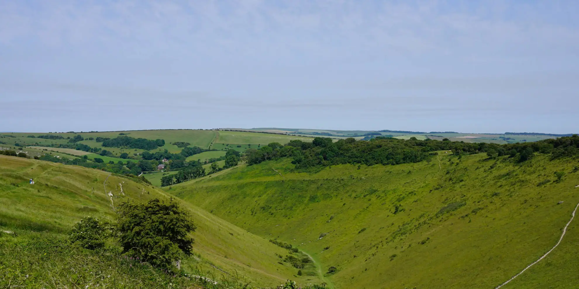An image depicting the trail Devil's Dyke Chasm Explorer and its surrounding area.
