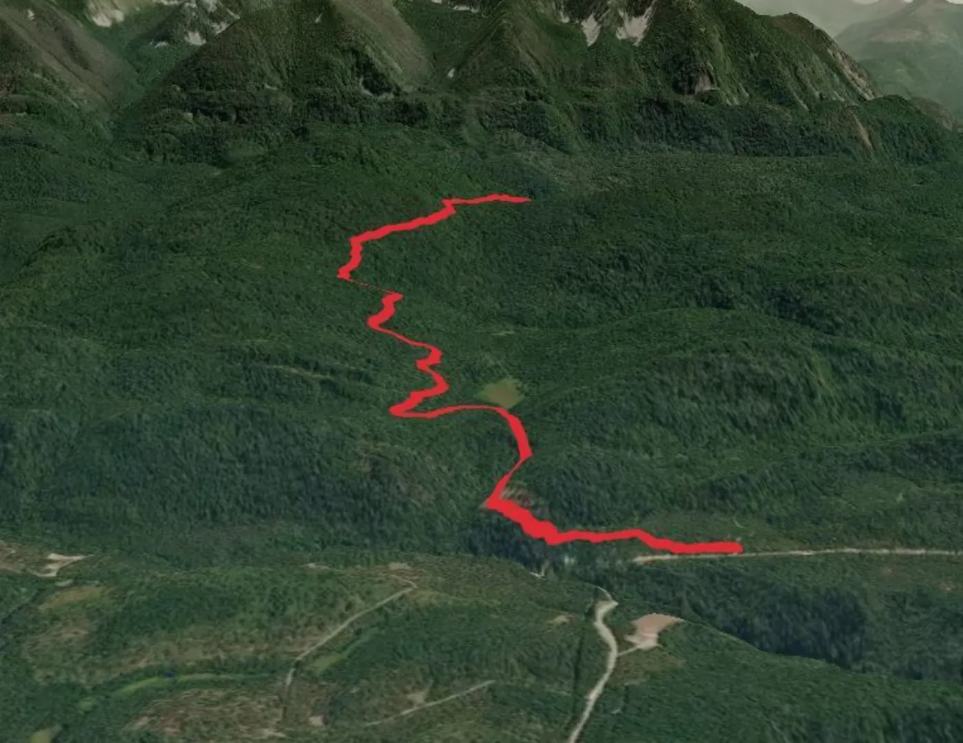 An image depicting the trail Halliday Trail and its surrounding area.