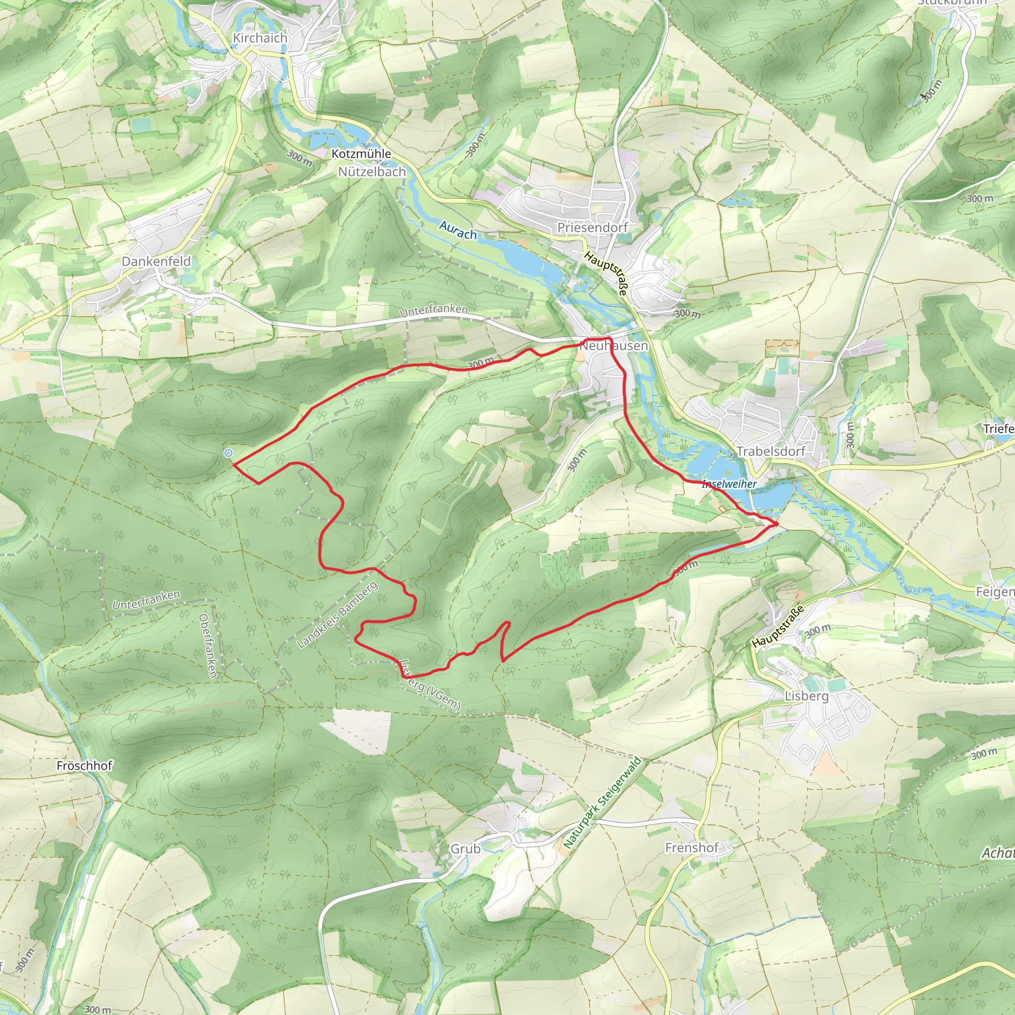 Lisberg Loop mobile static map