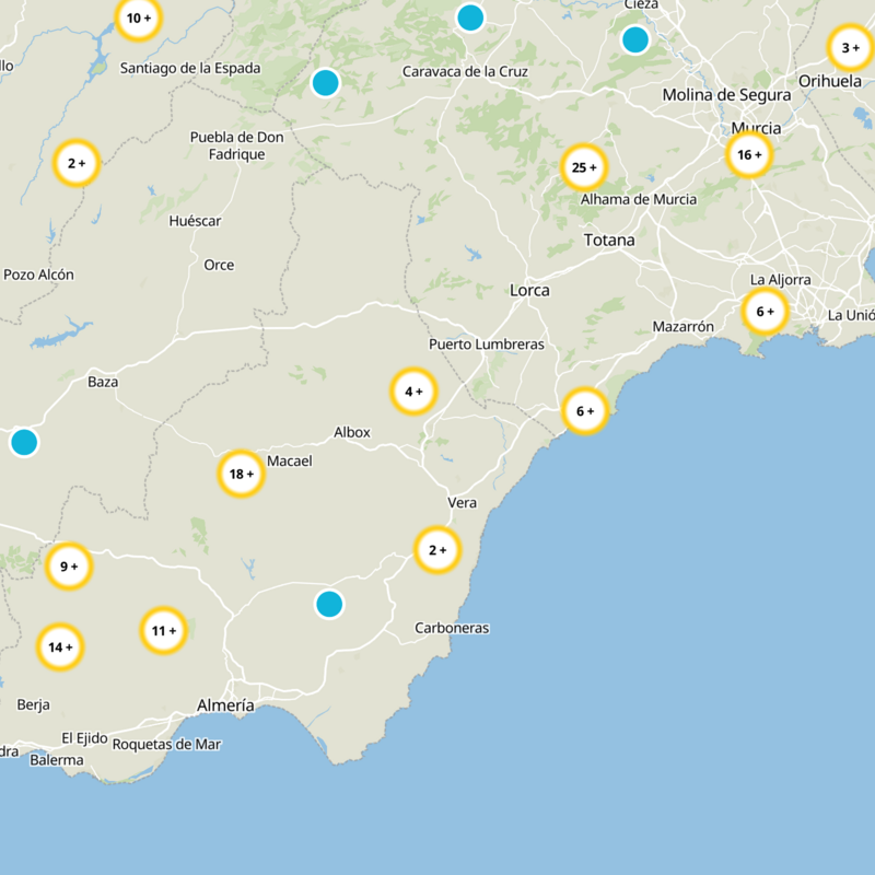 Huércal-Overa Static Map