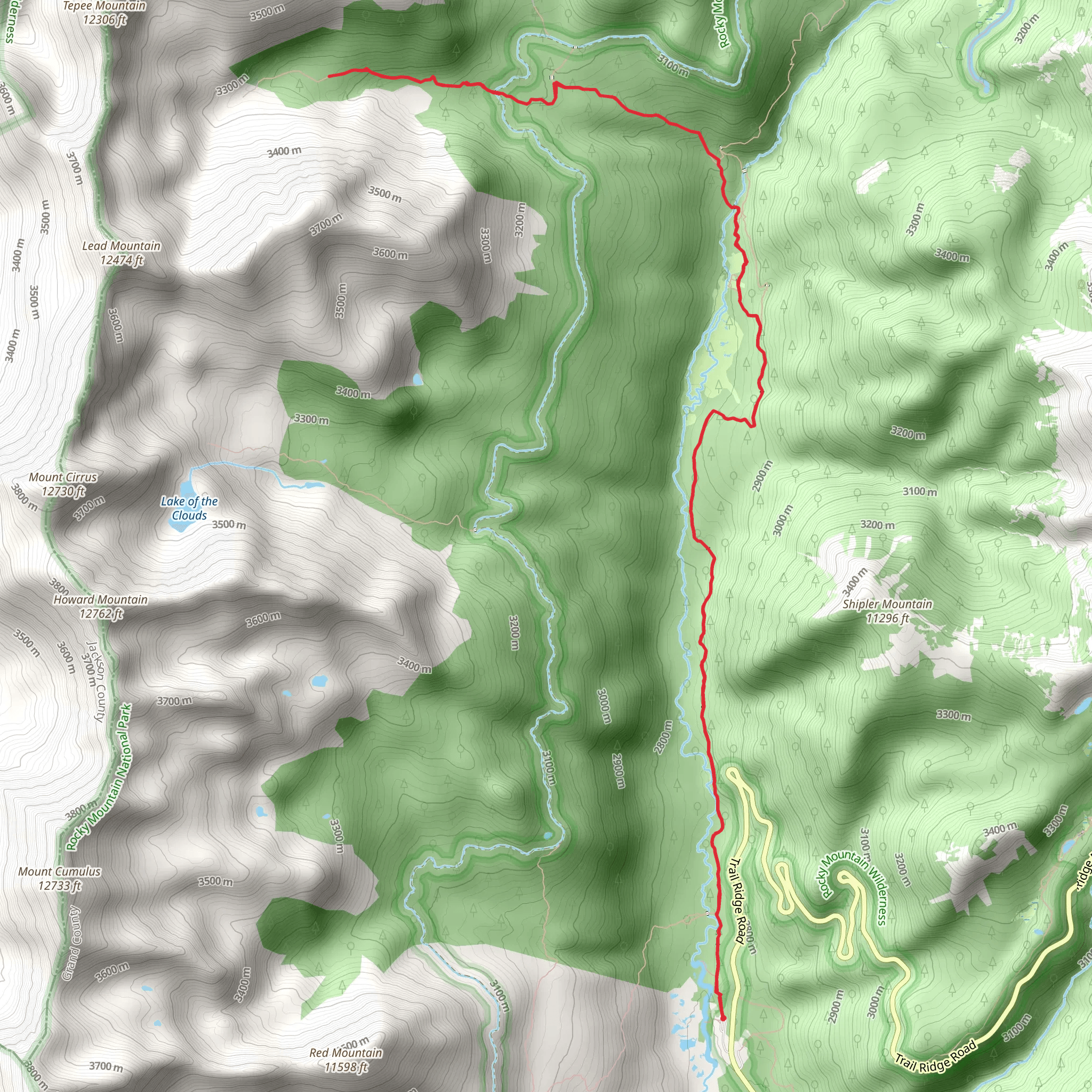 Skeleton Gulch and Colorado River Trail mobile static map
