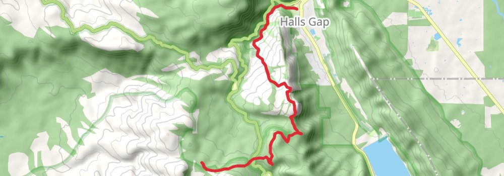 Grampians Peak Trail stage 4 Map
