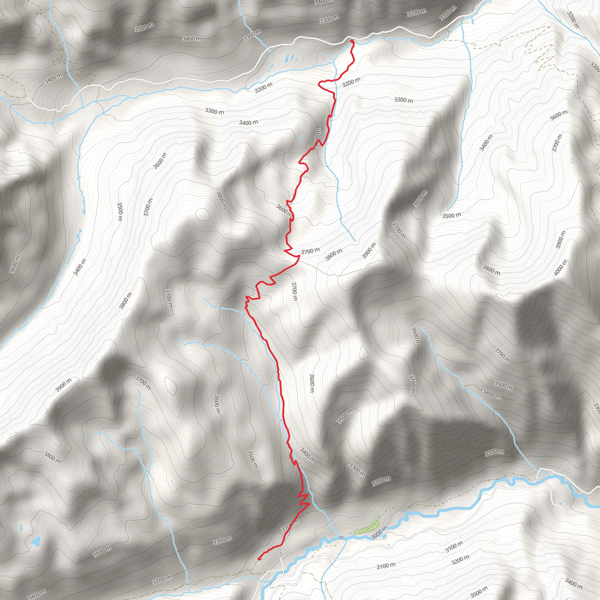 Poplar Gulch Trail mobile static map