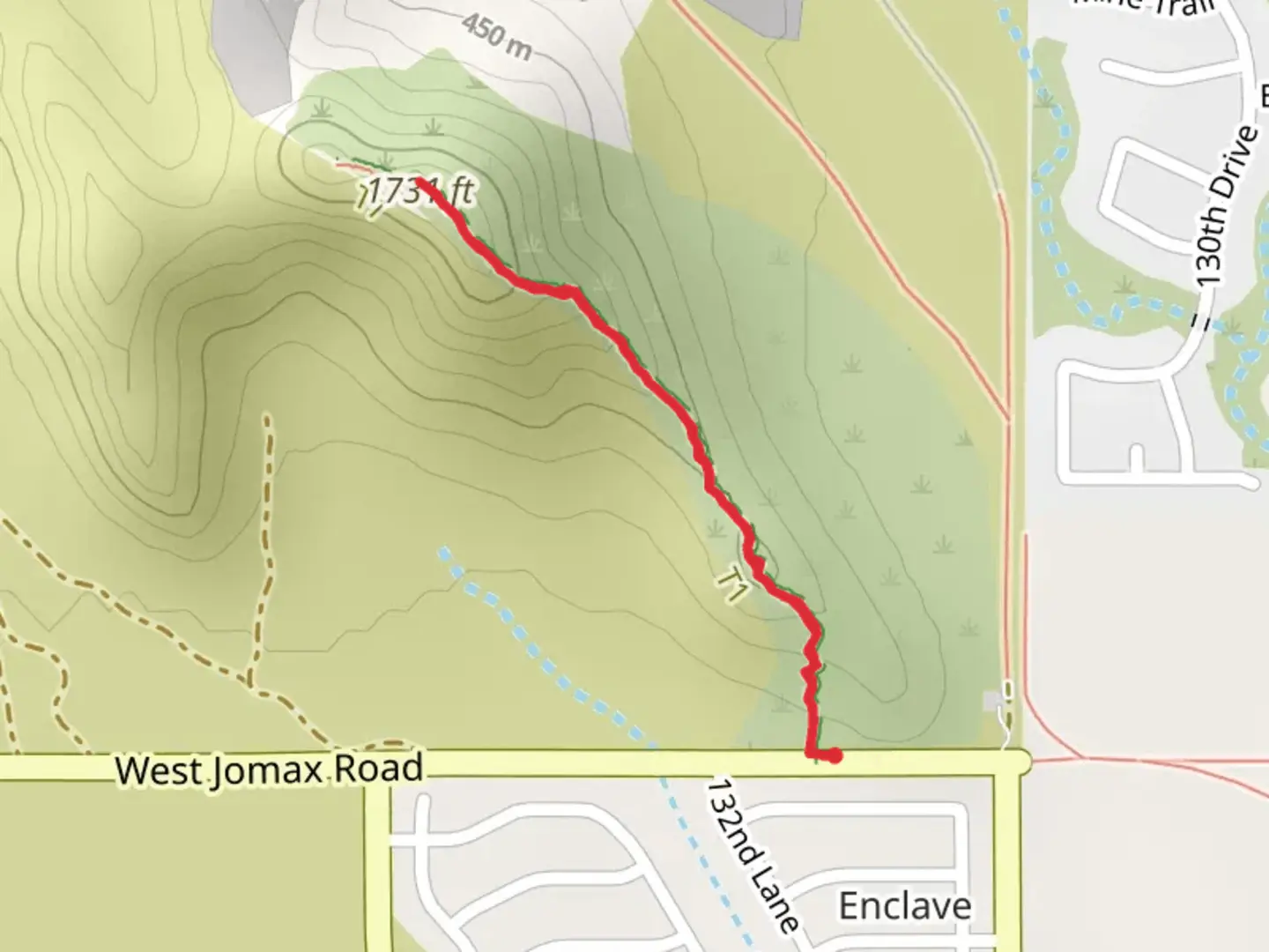 An image depicting the trail Vietnam Memorial Trail and its surrounding area.