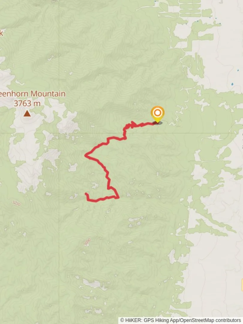 An image depicting the trail Bartlett Trail Out and Back and its surrounding area.
