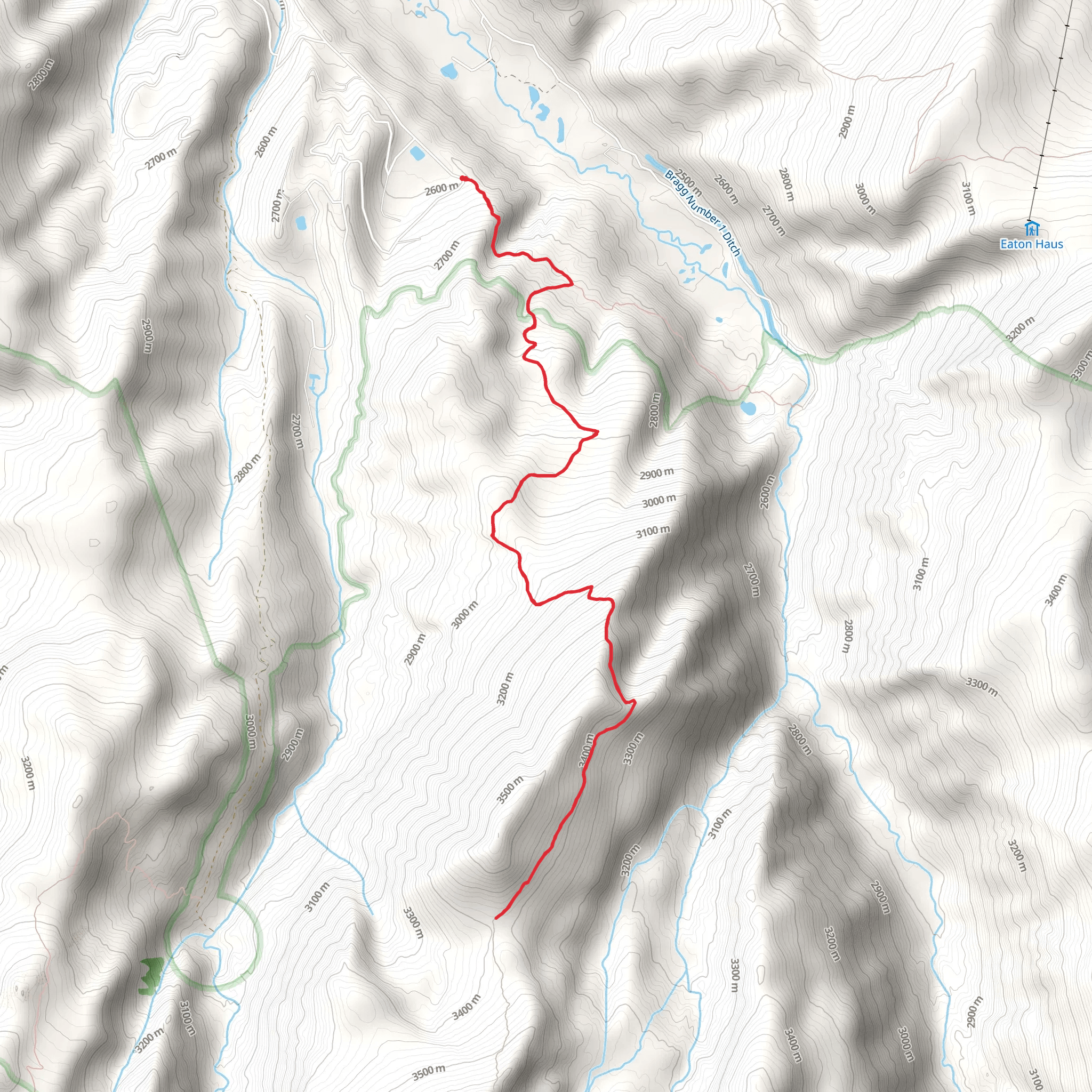 Dead Dog Trail mobile static map