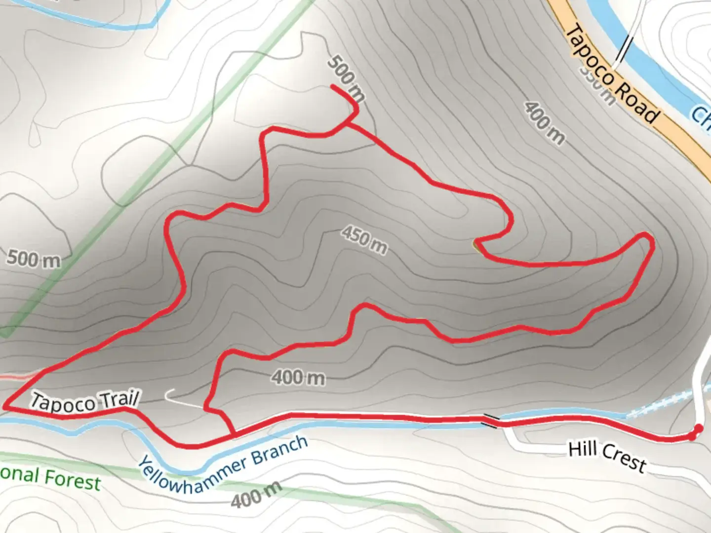 An image depicting the trail Benton Mackaye and Cheoah Dam Overlook Loop Trail and its surrounding area.