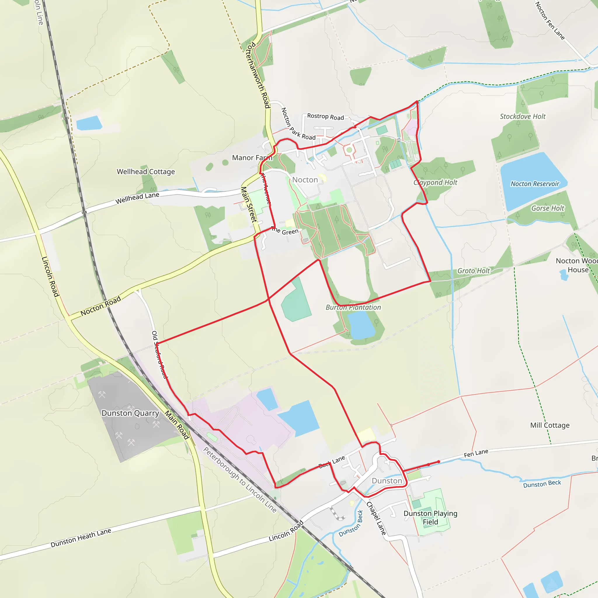 Dunston and Nocton mobile static map