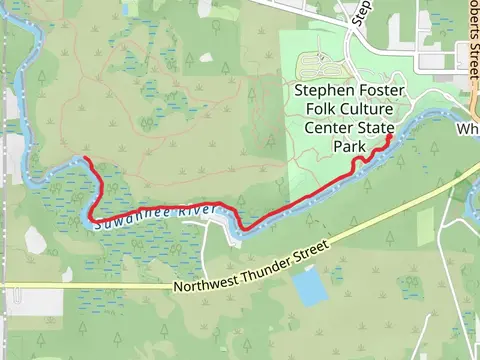 Florida Trail from Lillian Sanders Drive