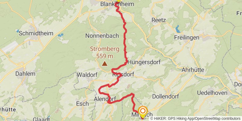 Eifelsteig stage 7 Map