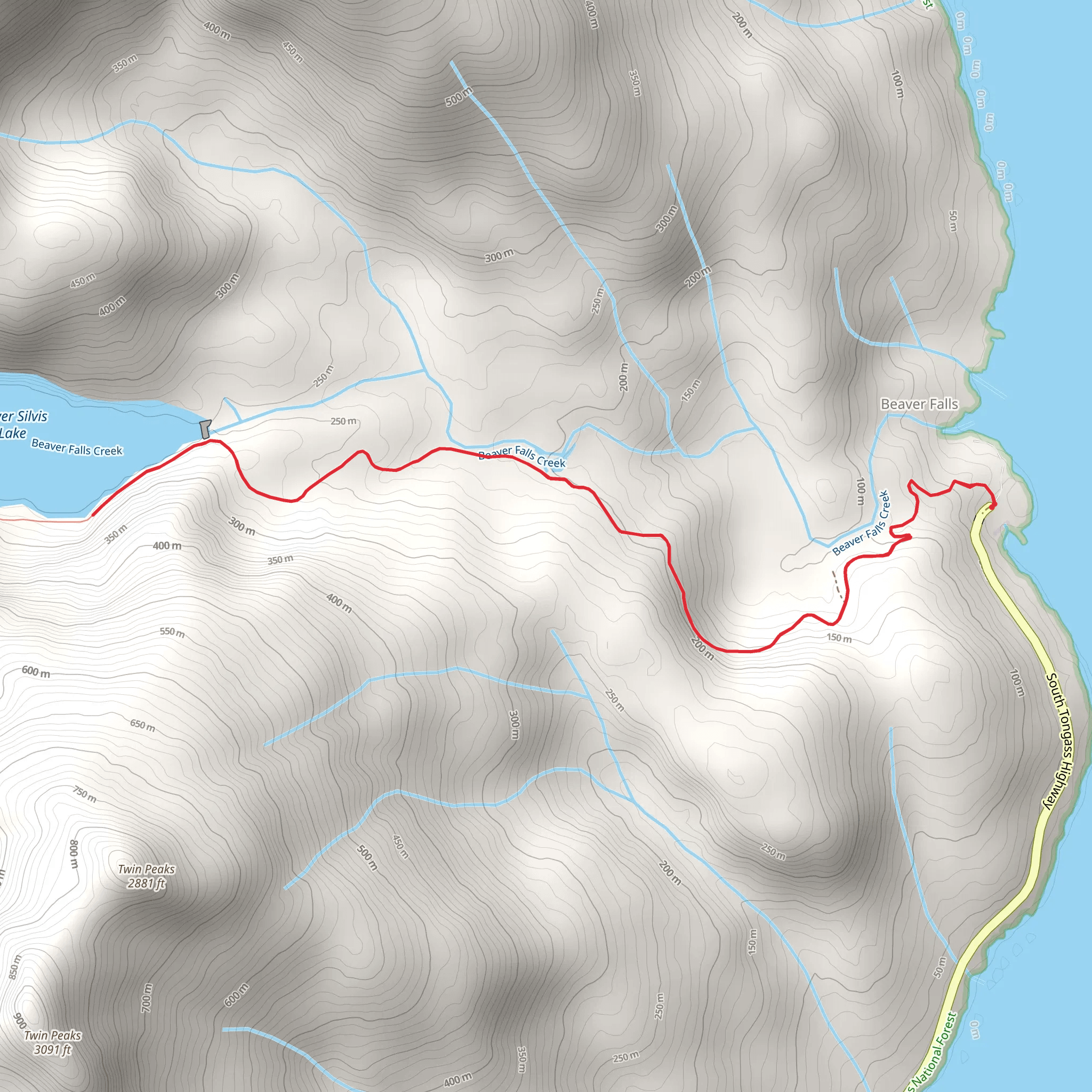 Lower Silvis Lake Trail mobile static map
