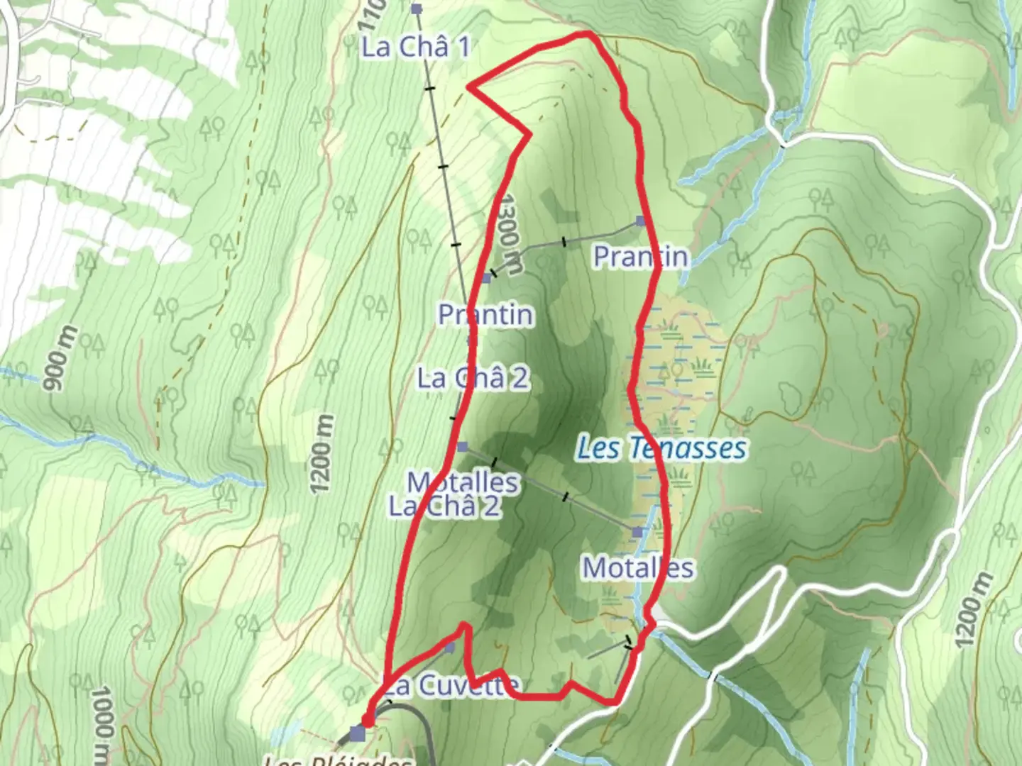 An image depicting the trail Claude Nicollier Space Trail and its surrounding area.
