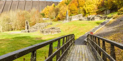 An image depicting the trail Llanidoes Loop and its surrounding area.