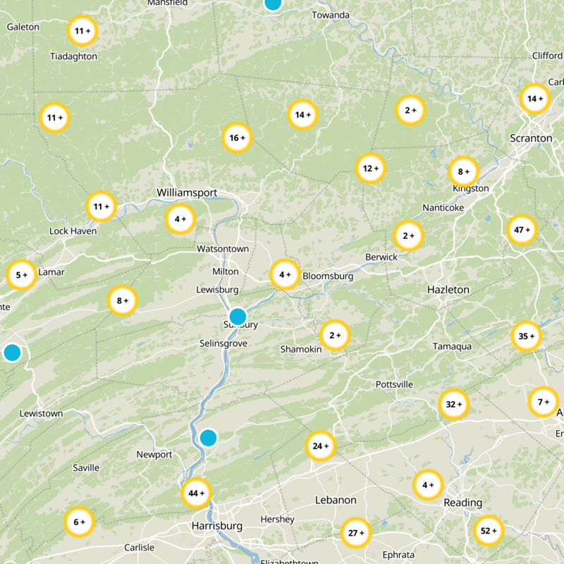 Montour County Static Map