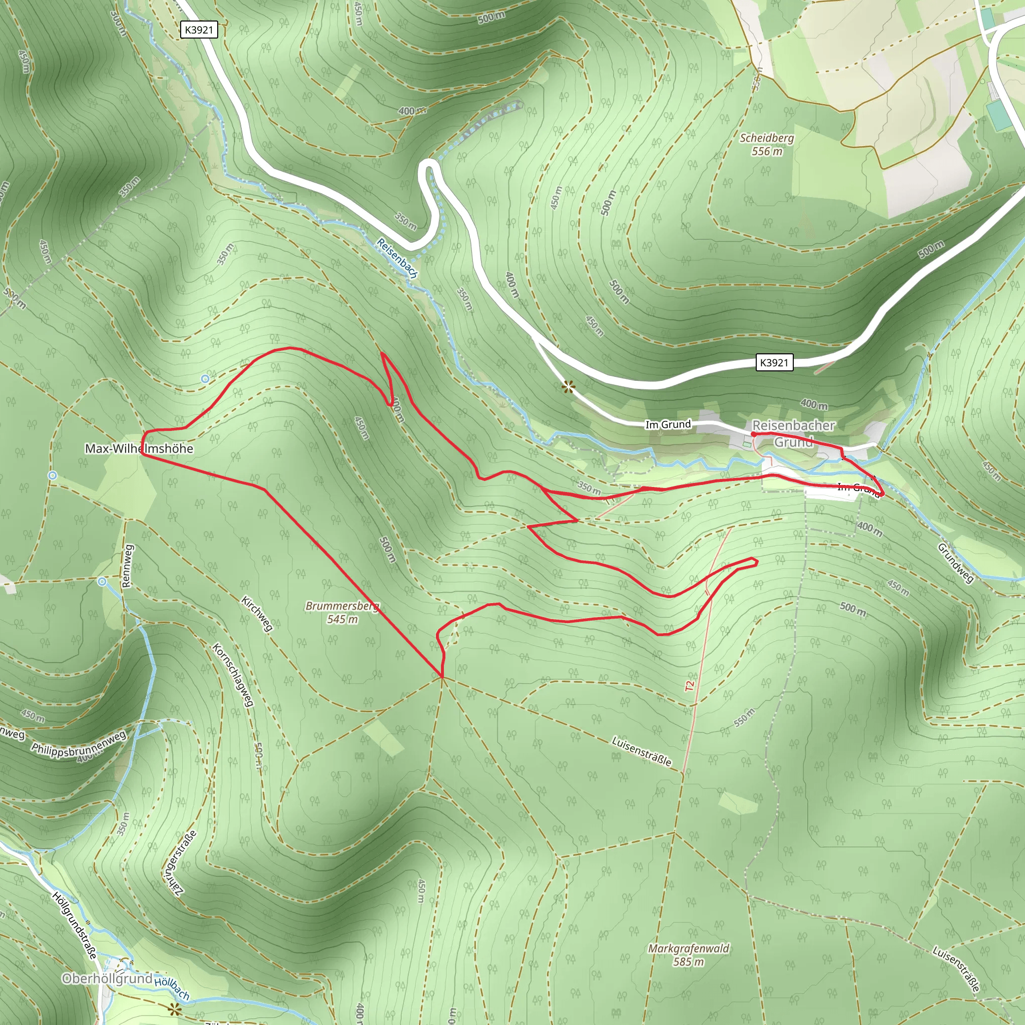 Reisenbacher Grund Loop mobile static map