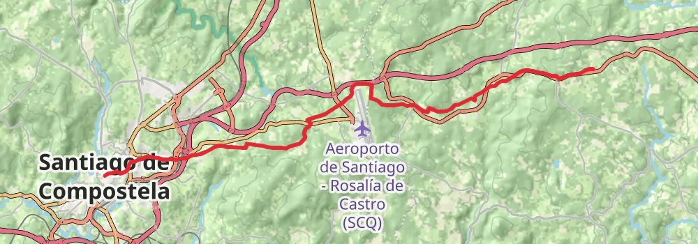 Camino Primitivo stage 18 Map