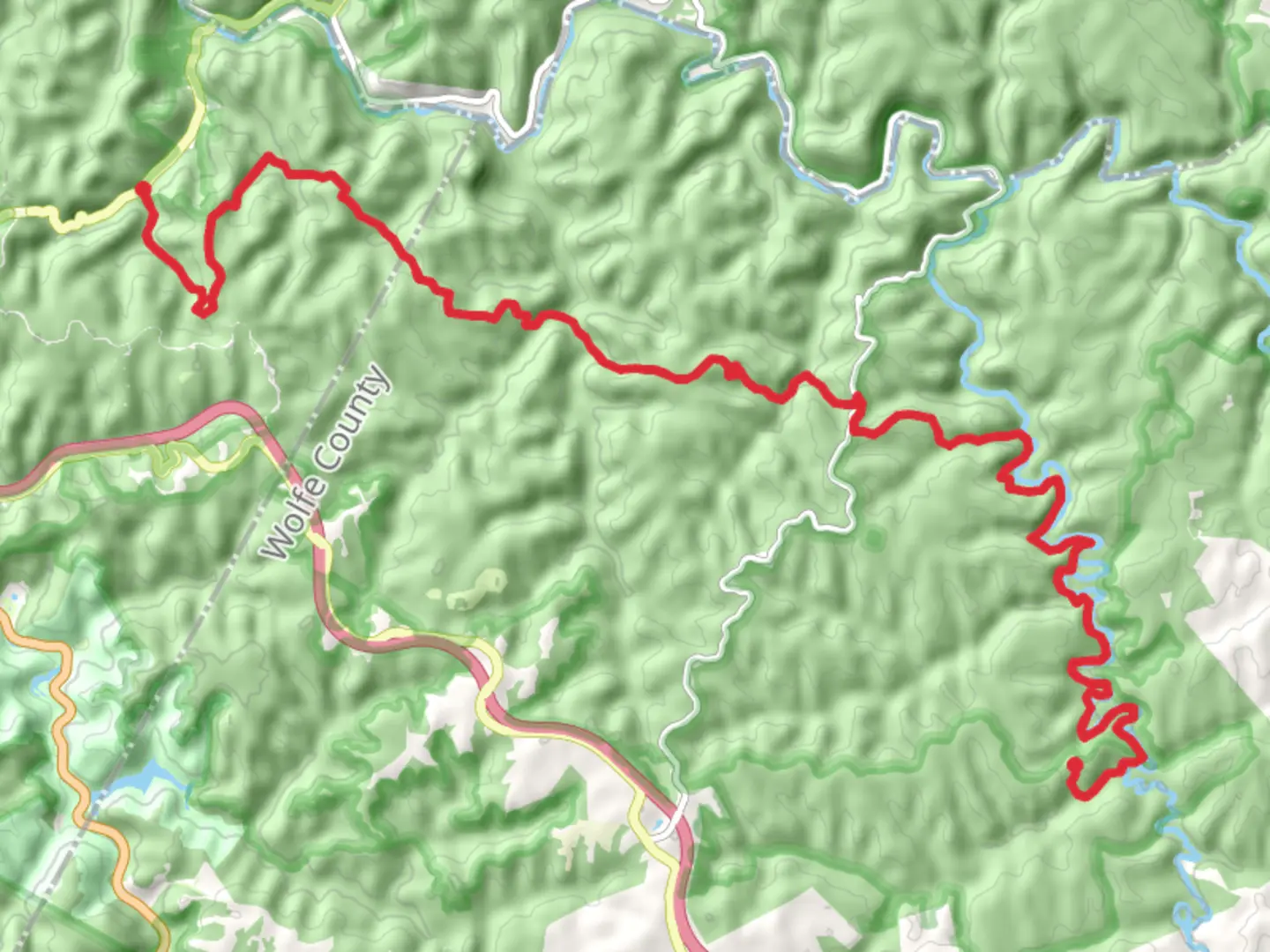 An image depicting the trail Swift Camp Creek Trail Point to Point and its surrounding area.