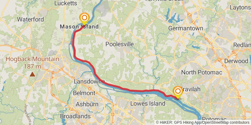 American Discovery Trail North Route stage 14 Map