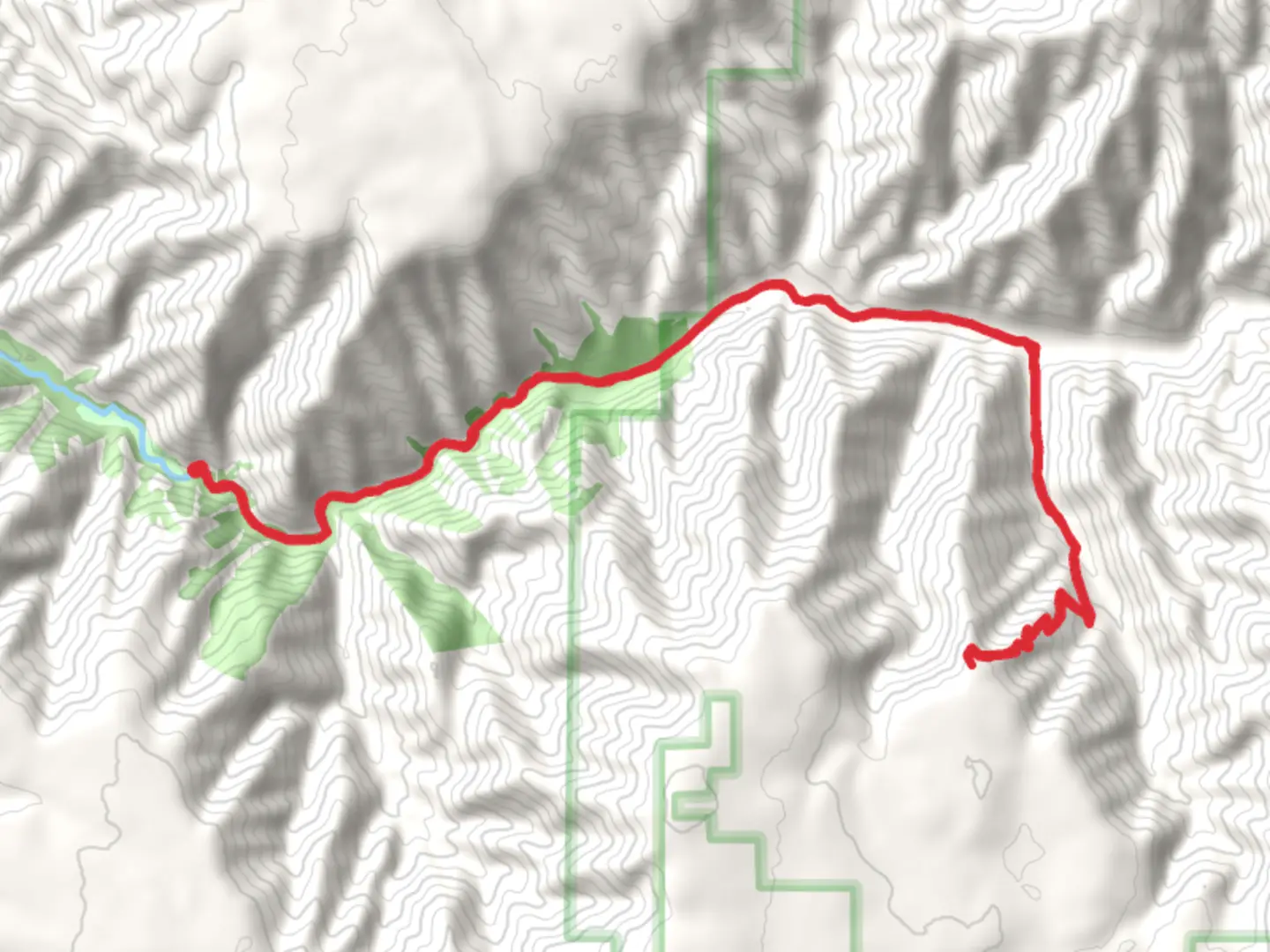 An image depicting the trail South Fork Walla Trail and its surrounding area.