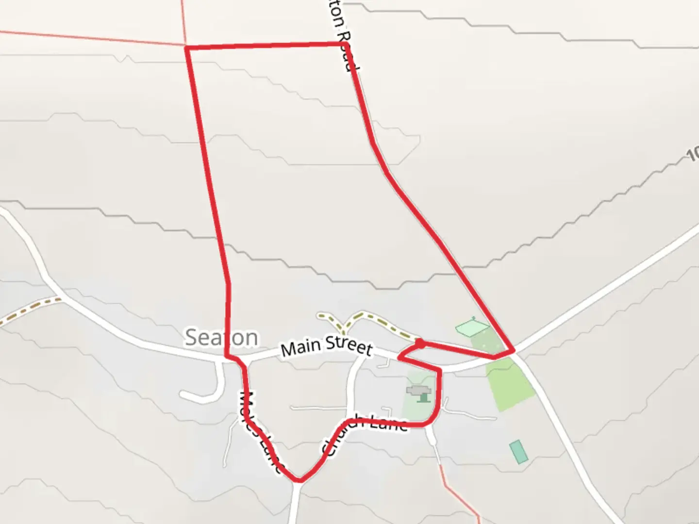 An image depicting the trail Seaton Loop and its surrounding area.