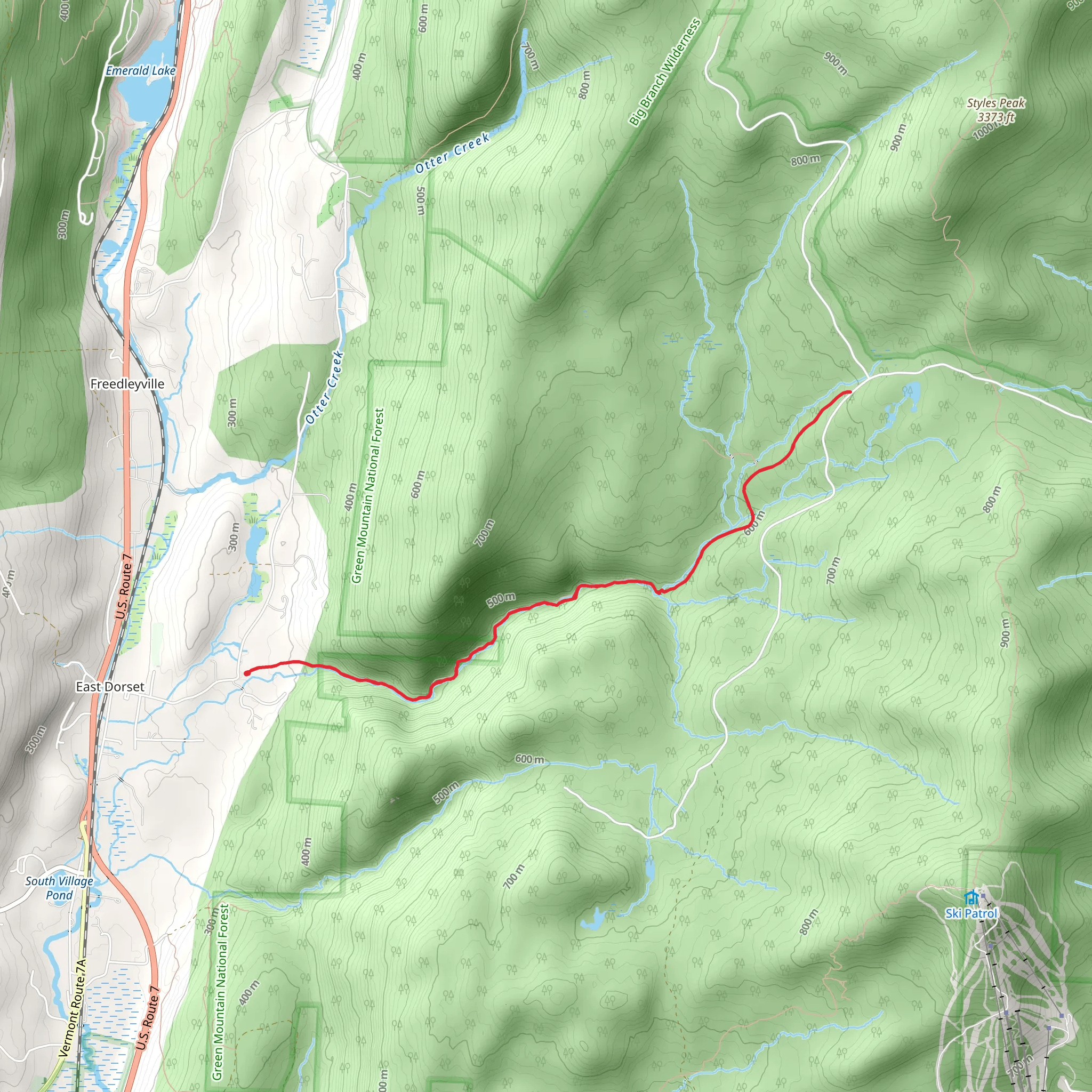 East Dorset Trail mobile static map