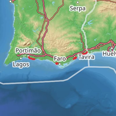 Best of Algarve Coast 7-Day Gentle Tour (Hillwalk Tours) mobile static map