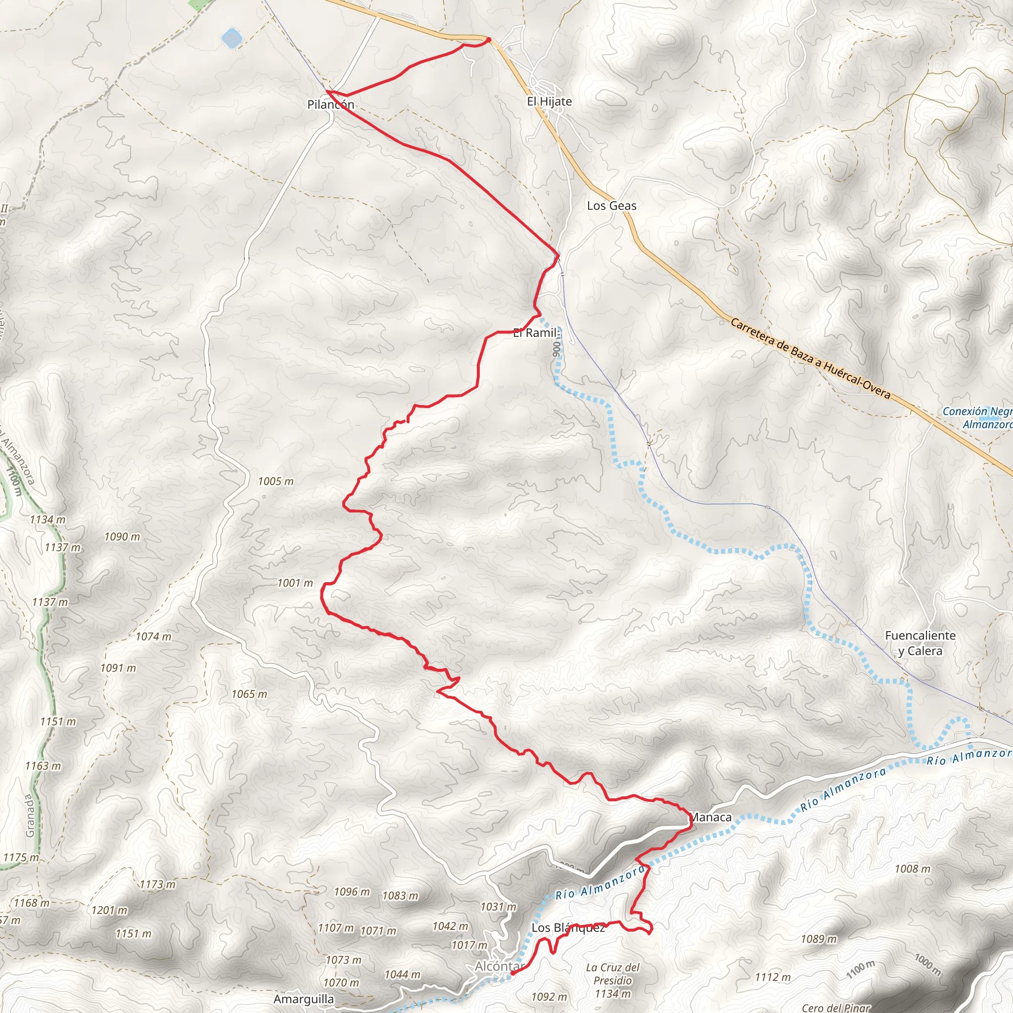 Alcontar - Hijate mobile static map