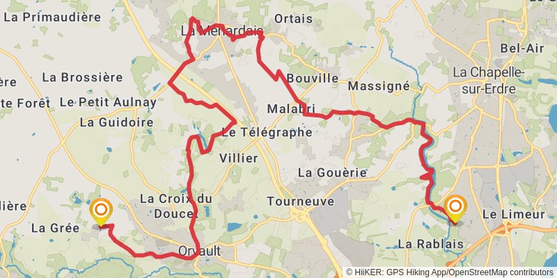 GR 3 - Vallee De La Loire stage 59 Map