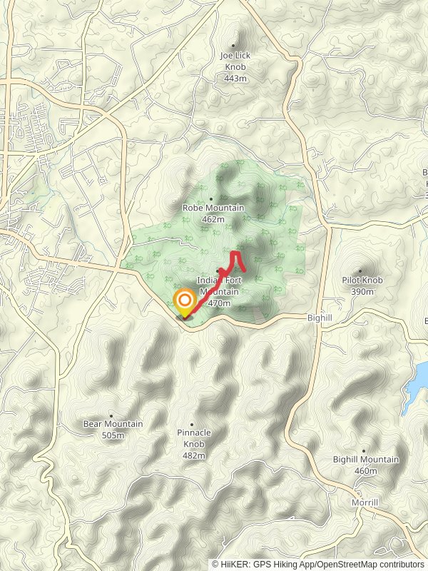 Indian Fort Mountain Trail and Eagles Nest Trail