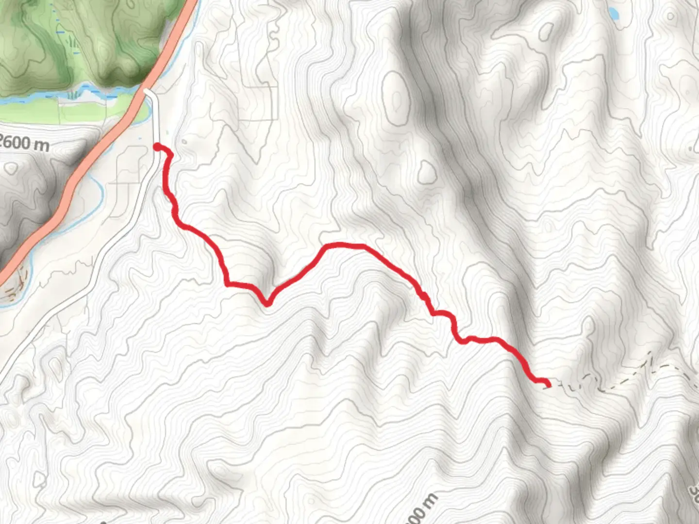 An image depicting the trail Church Creek Trail and its surrounding area.