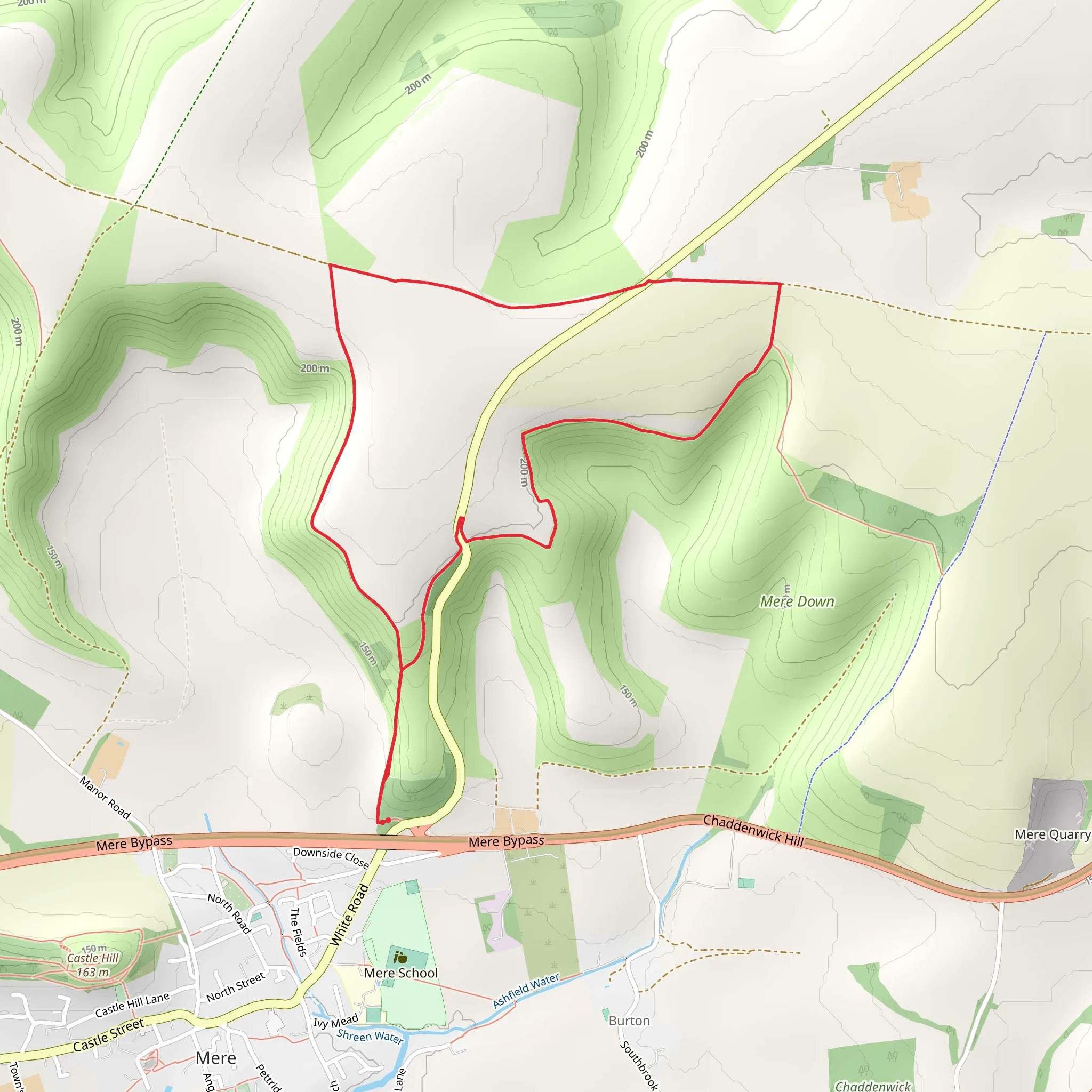 Mere Loop mobile static map